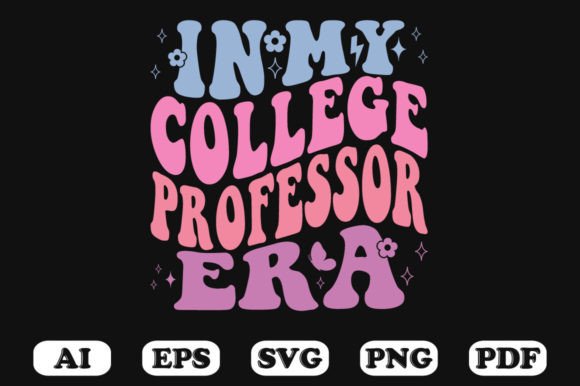 In My College Professor Era Retro Wavy S: A Graphics and Crafts Review