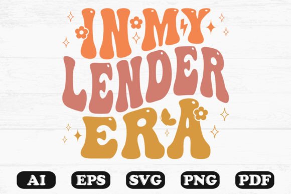 In My Lender Era Wavy Svg T-shirt Graphics for Crafts
