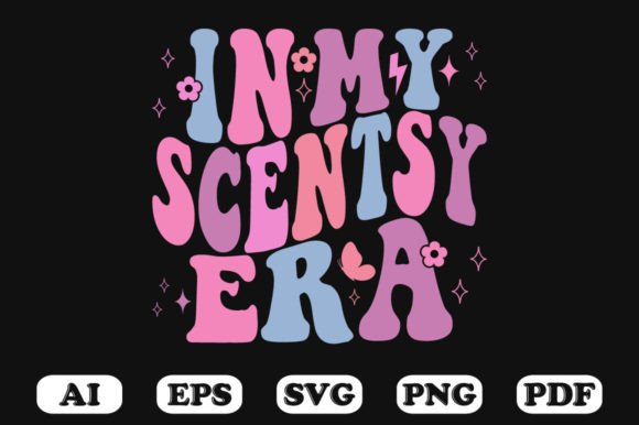 In My Scent s Era Retro Wavy Svg for Graphics and Crafts